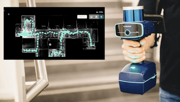 NavLive handheld 3D scanning device | AI PropTech News NavLive handheld 3D scanning device | AI PropTech News