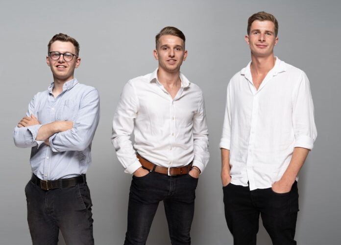 Pictured left to right: Freddy Hoare, Dan Robinson and Charlie Youngs, Verafind | AI PropTech News
